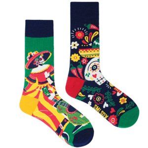 El Día De Los Muertos Women Socks Medium High Crew Colorful Hosiery Acce…
